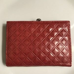 Hobo embossed leather wallet